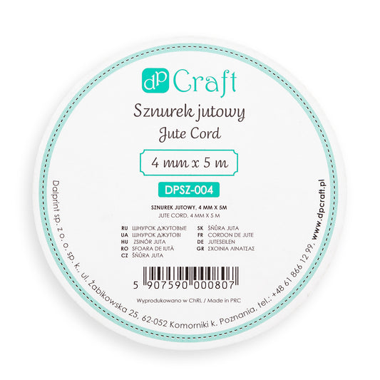 Jutový špagát DpCraft - 4 mm x 5 m