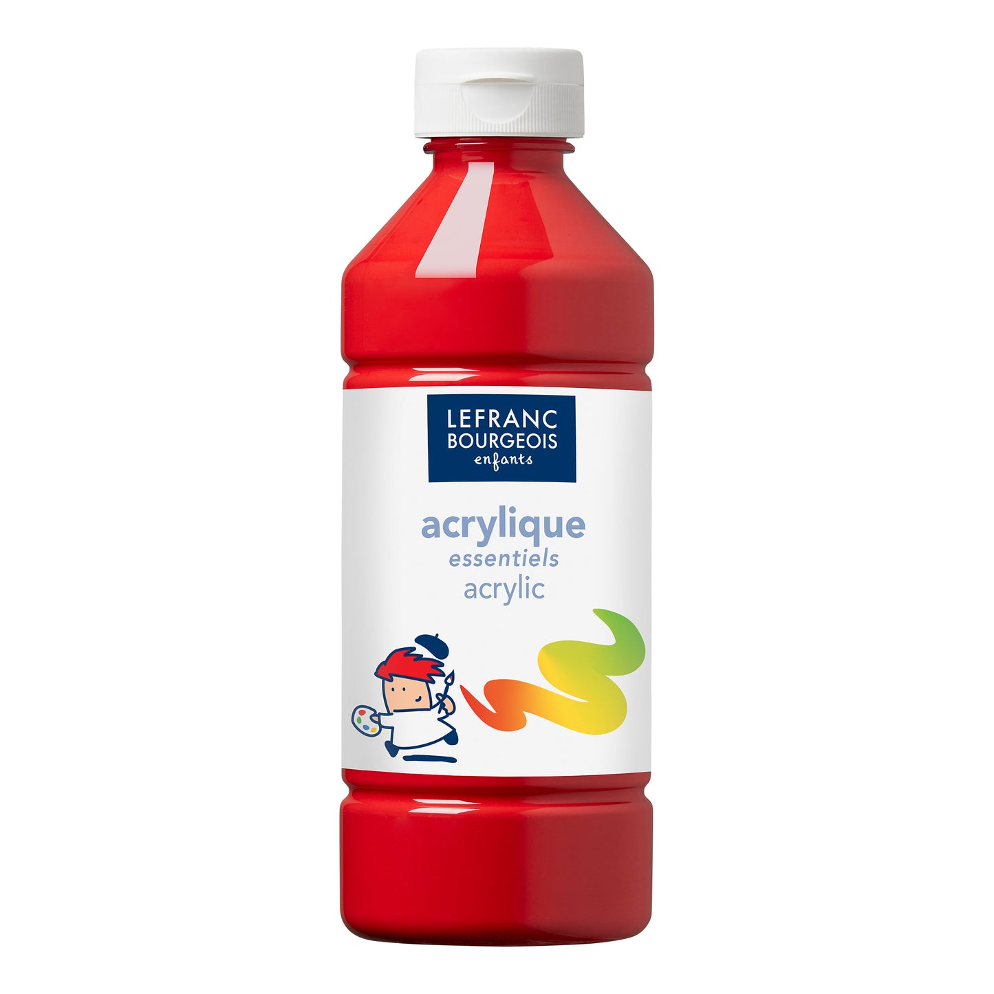Akrylová farba Lefranc Bourgeois - Červená 500 ml