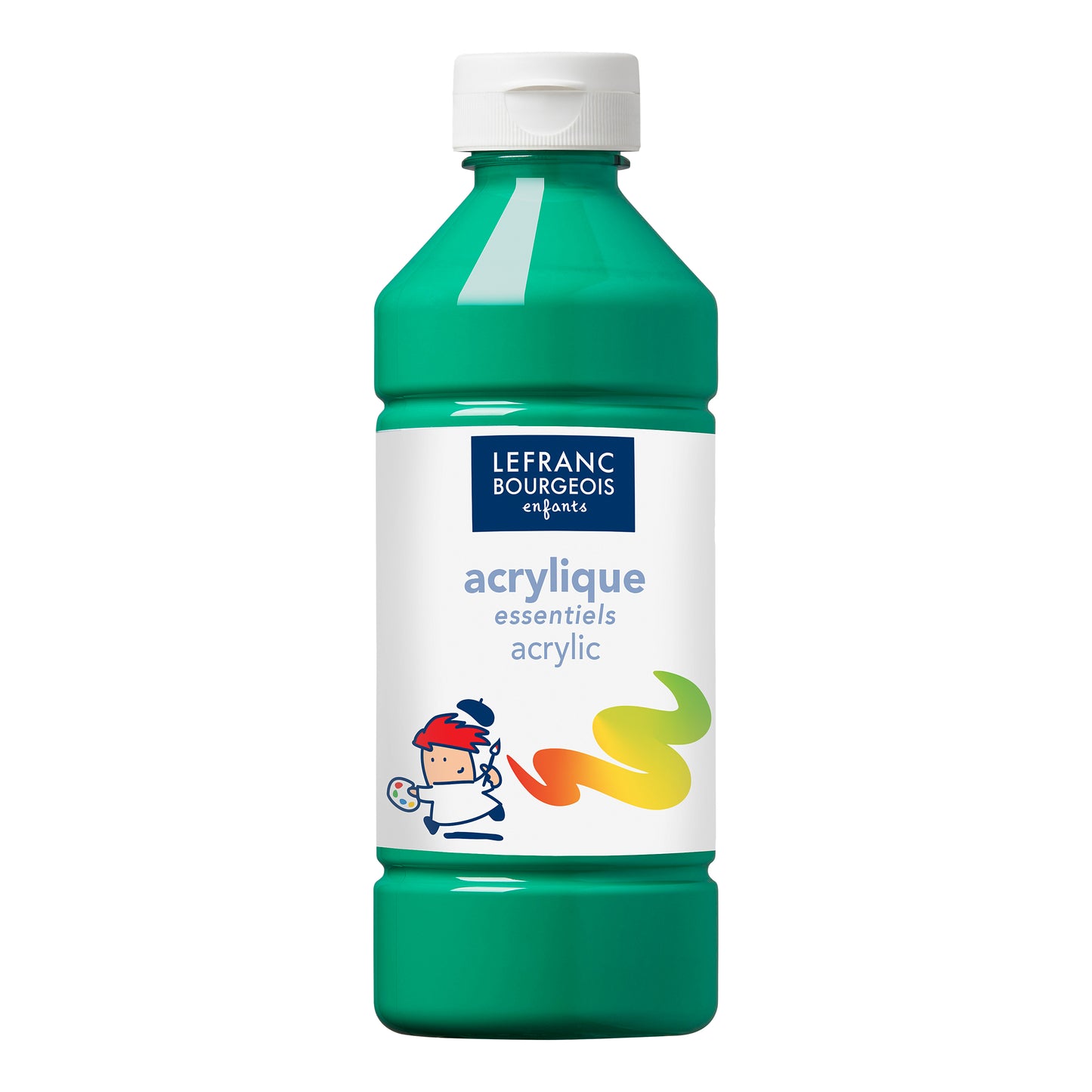 Akrylová farba Lefranc Bourgeois - Svetlá zelená 500 ml