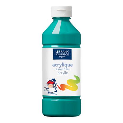 Akrylová farba Lefranc Bourgeois - Tmavozelená 500 ml