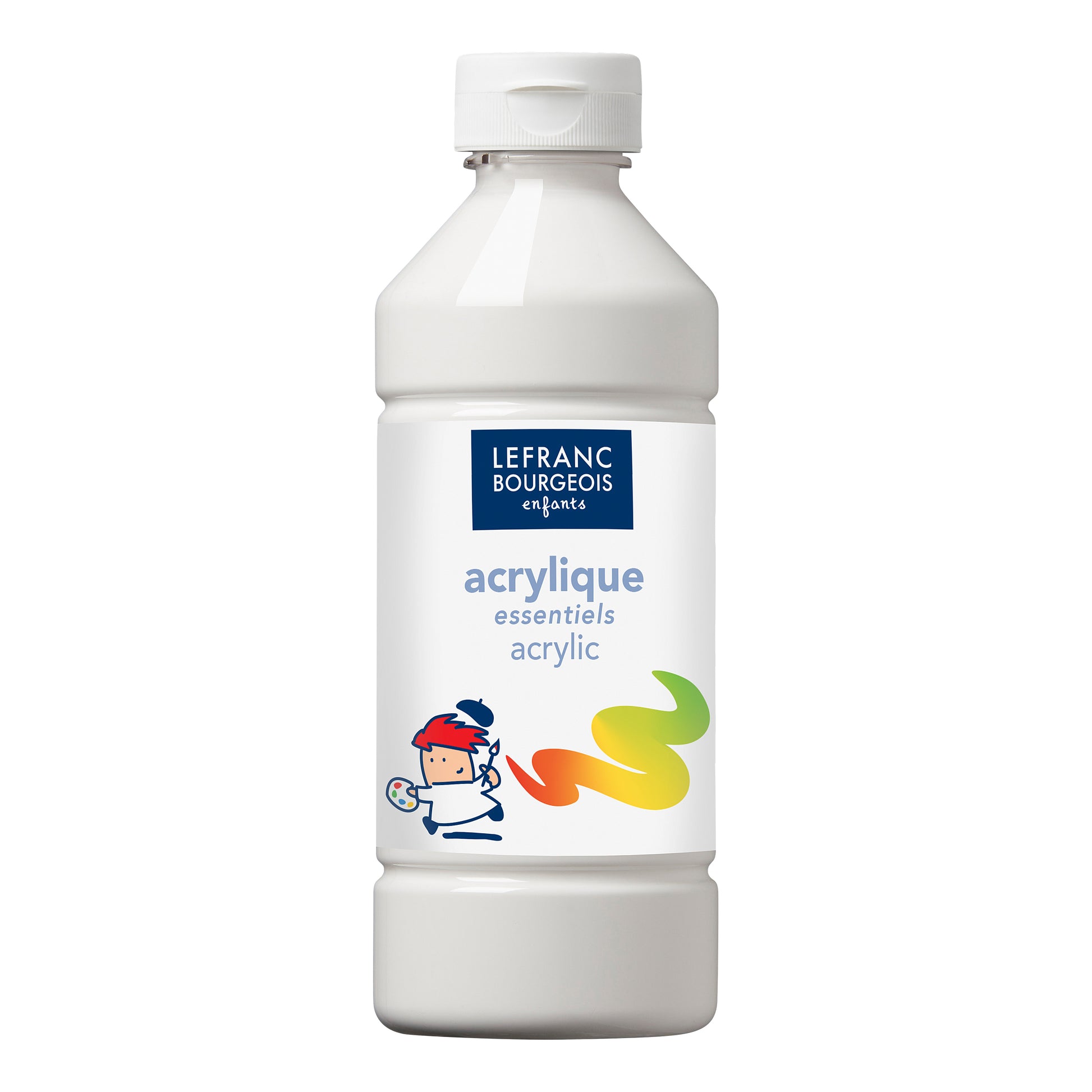 Akrylová farba Lefranc Bourgeois - Biela 500 ml