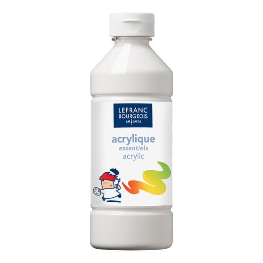 Akrylová farba Lefranc Bourgeois - Biela 500 ml