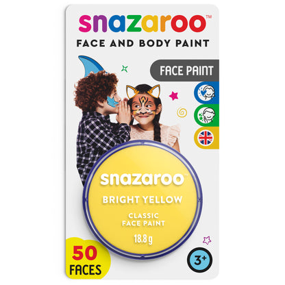 Farba na tvár a telo Snazaroo - Svetložltá 18 ml