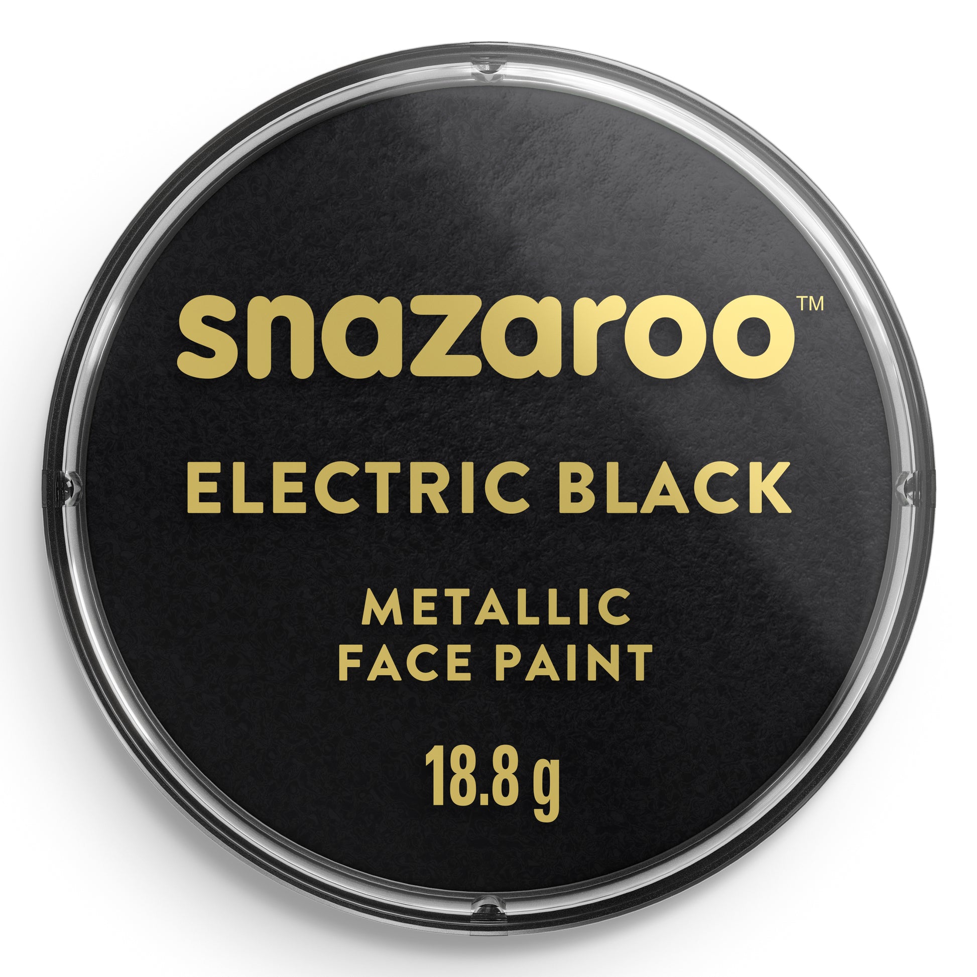 Farba na tvár a telo Snazaroo metalická - Čierna 18 ml