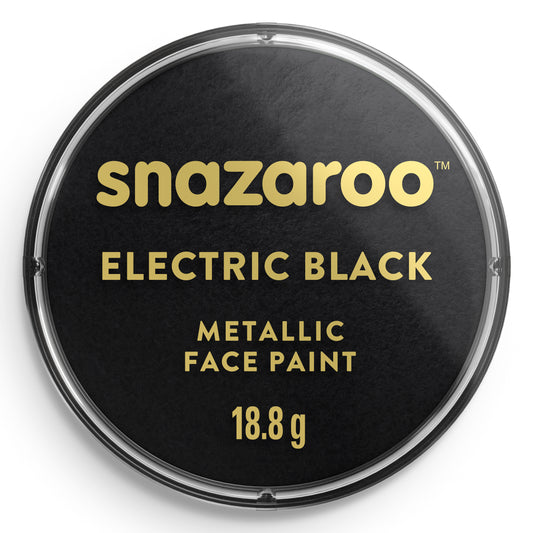 Farba na tvár a telo Snazaroo metalická - Čierna 18 ml