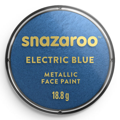 Metalická farba na tvár a telo Snazaroo - Modrá 18 ml