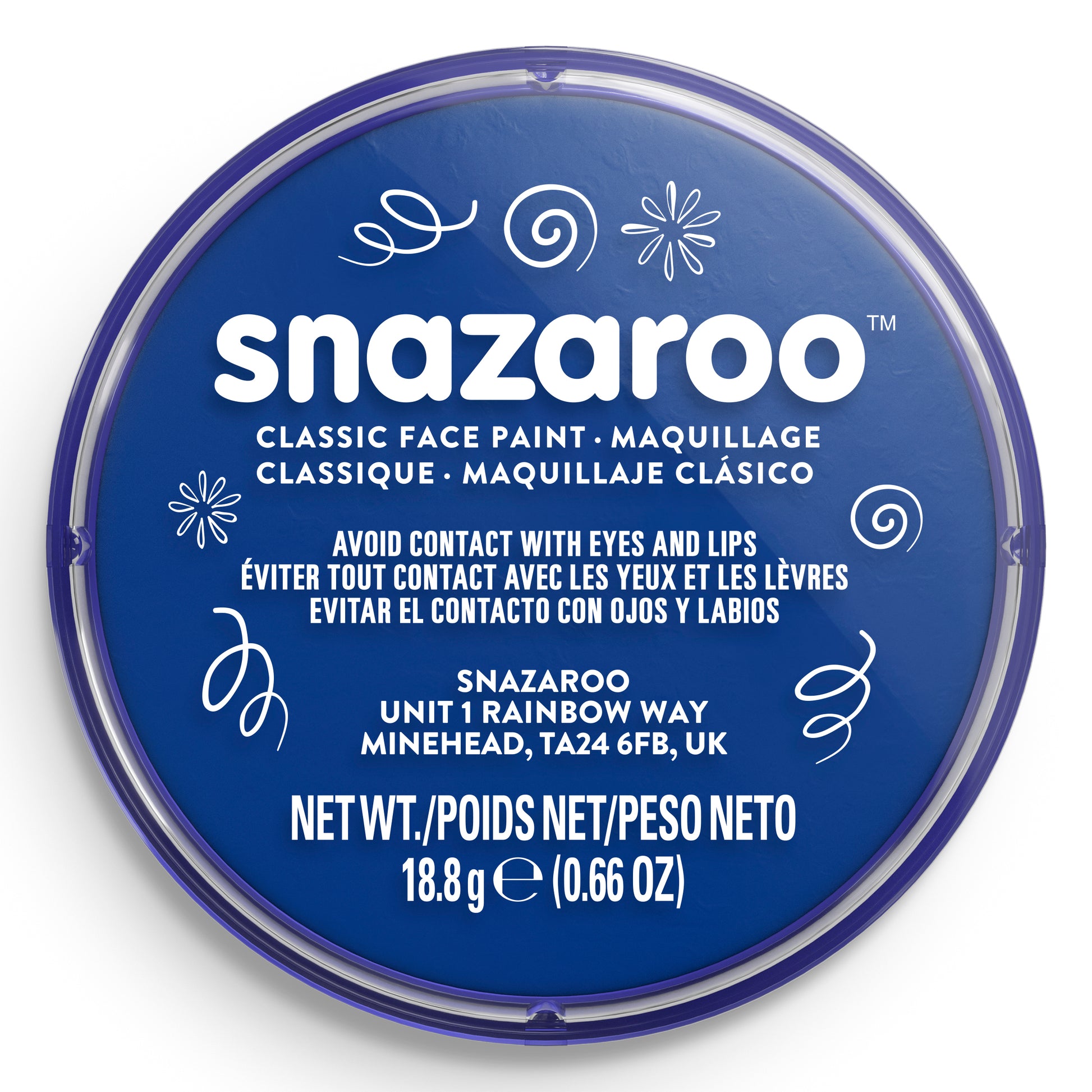 Farba na tvár a telo Snazaroo - Royal blue 18 ml