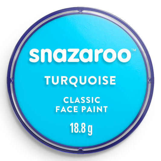 Farba na tvár a telo Snazaroo - Tyrkysová 18 ml