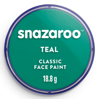 Farba na telo a tvár Snazaroo - Zelenomodrá 18 ml