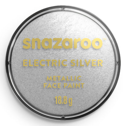Farba na telo a tvár Snazaroo Metalická - Strieborná 18 ml