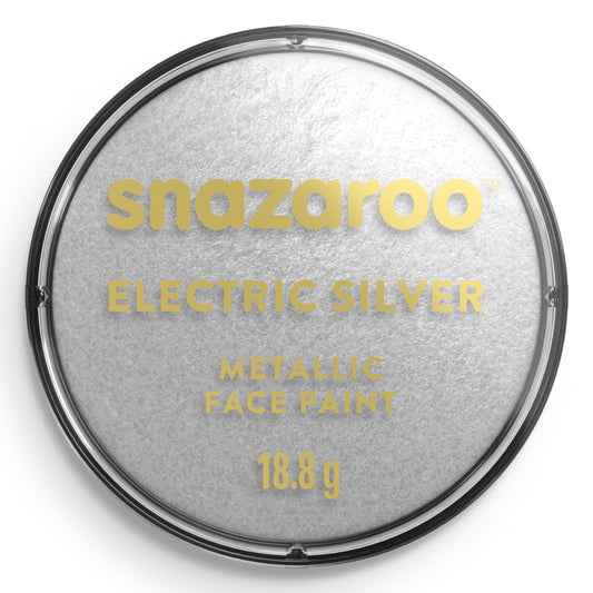 Farba na telo a tvár Snazaroo Metalická - Strieborná 18 ml