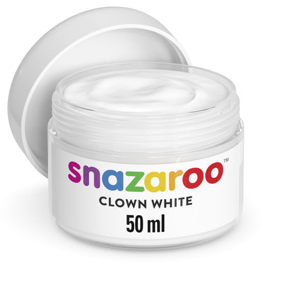Farba na tvár a telo Snazaroo - Clown white 50 ml