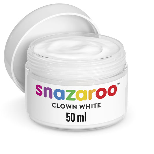 Farba na tvár a telo Snazaroo - Clown white 50 ml