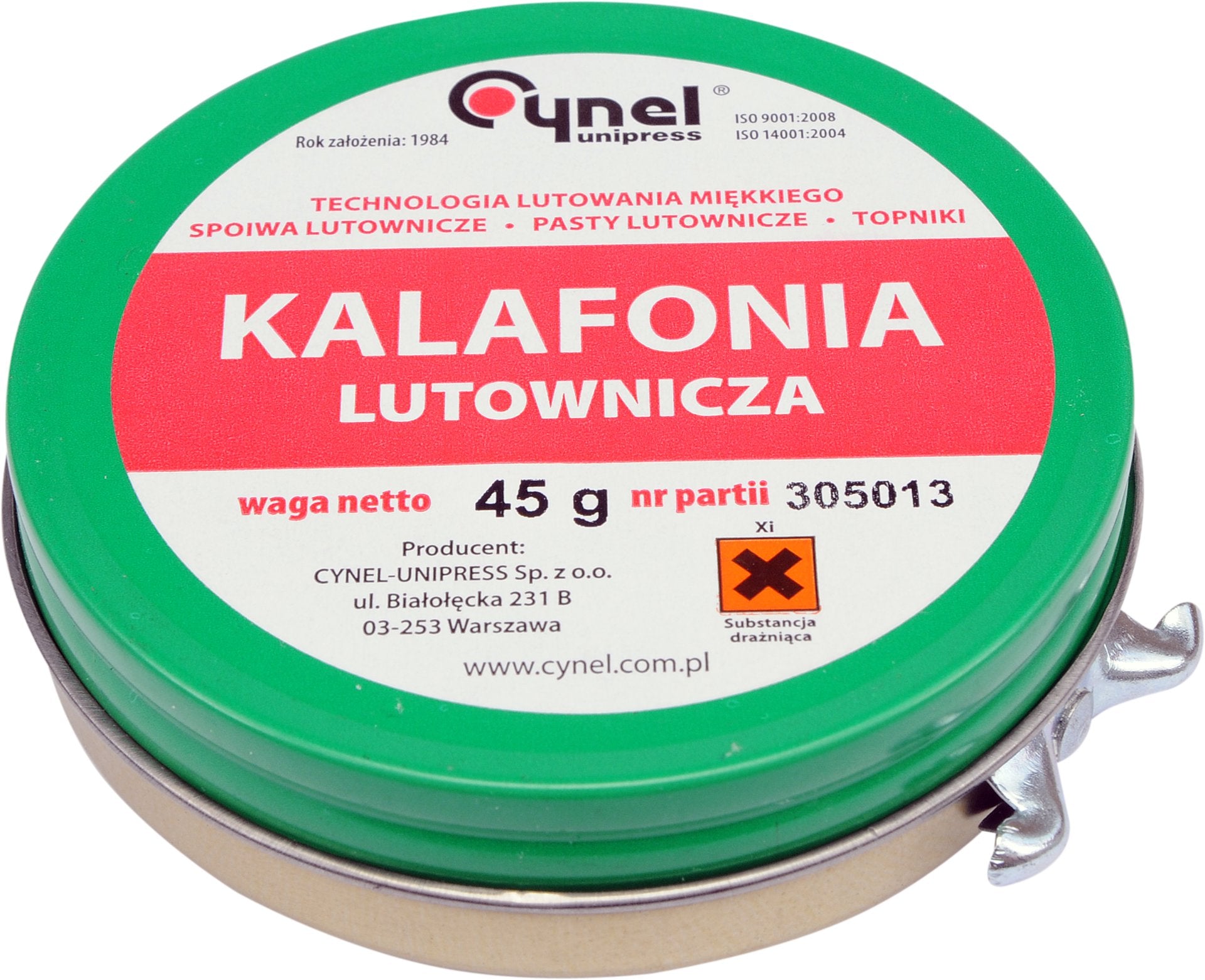 Spájkovacia kolofónia Cynel Unipress - 45g