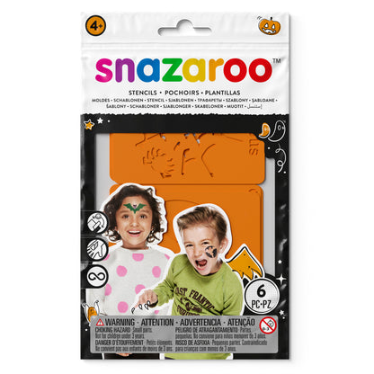Šablóny na maľovanie na tvár Snazaroo - Halloween 6 ks