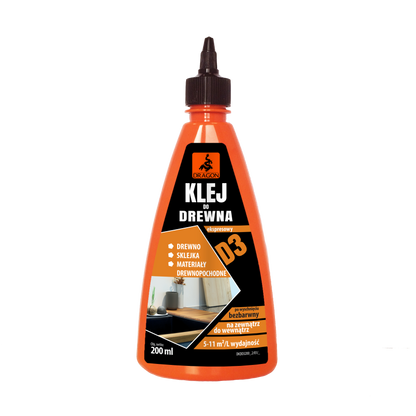 Lepidlo na drevo Dragon - 200 ml (disperzné)