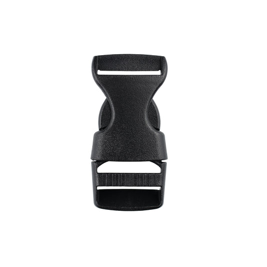 Plastiková pracka - 20x51 mm čierna 1 ks