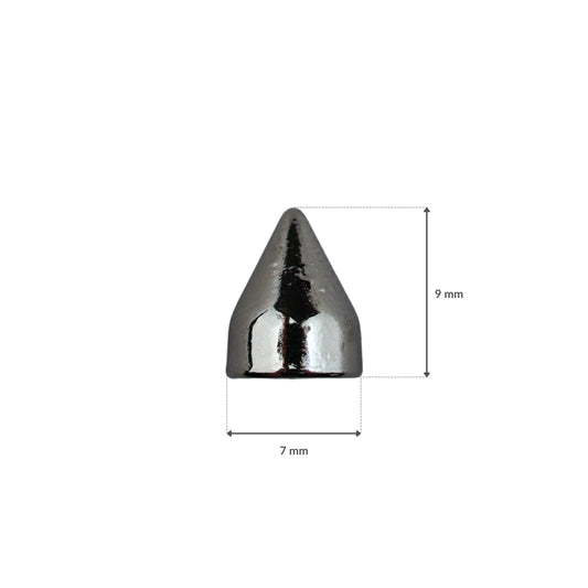 Kovové cvočky kužeľové - 7/9 mm nikel 1 ks