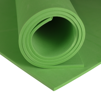 EVA foam 65 kg/m3, 5 mm zelená - 100x50 cm