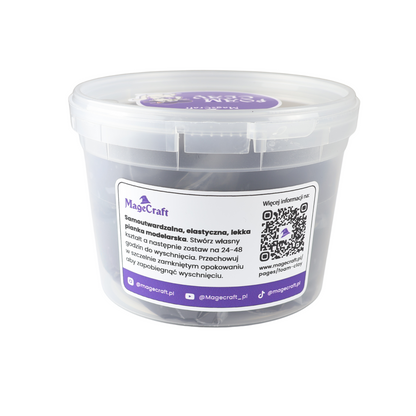 Foam Clay MageCraft - 300 g čierna