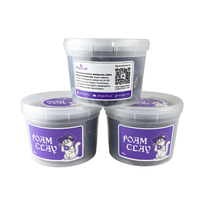 Foam Clay MageCraft - 300 g čierna