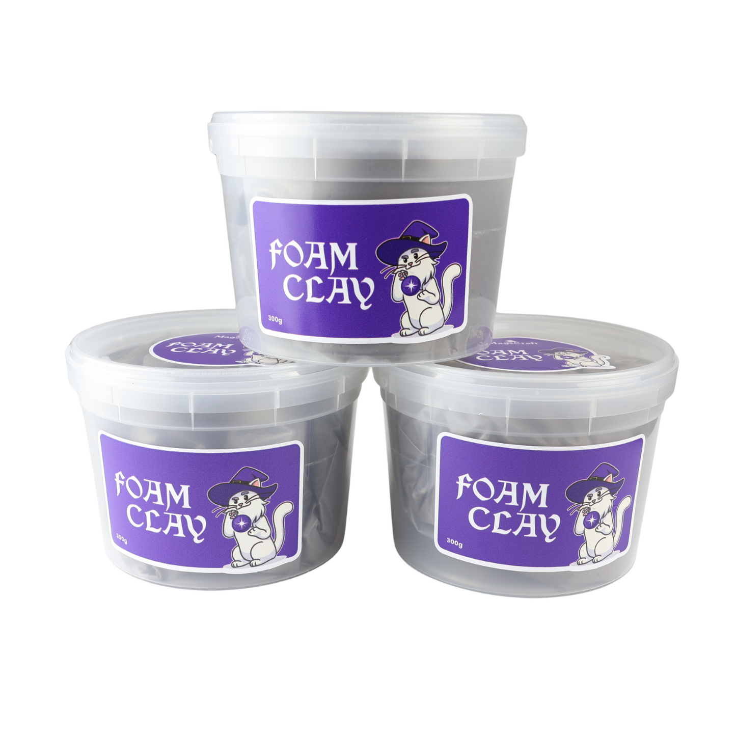 Foam Clay MageCraft - 300 g Sivá