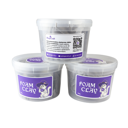 Foam Clay MageCraft - 300 g Sivá
