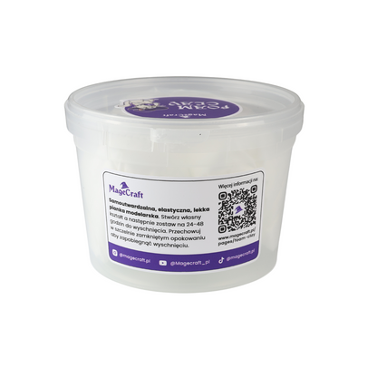 Foam Clay MageCraft - 300 g Biela