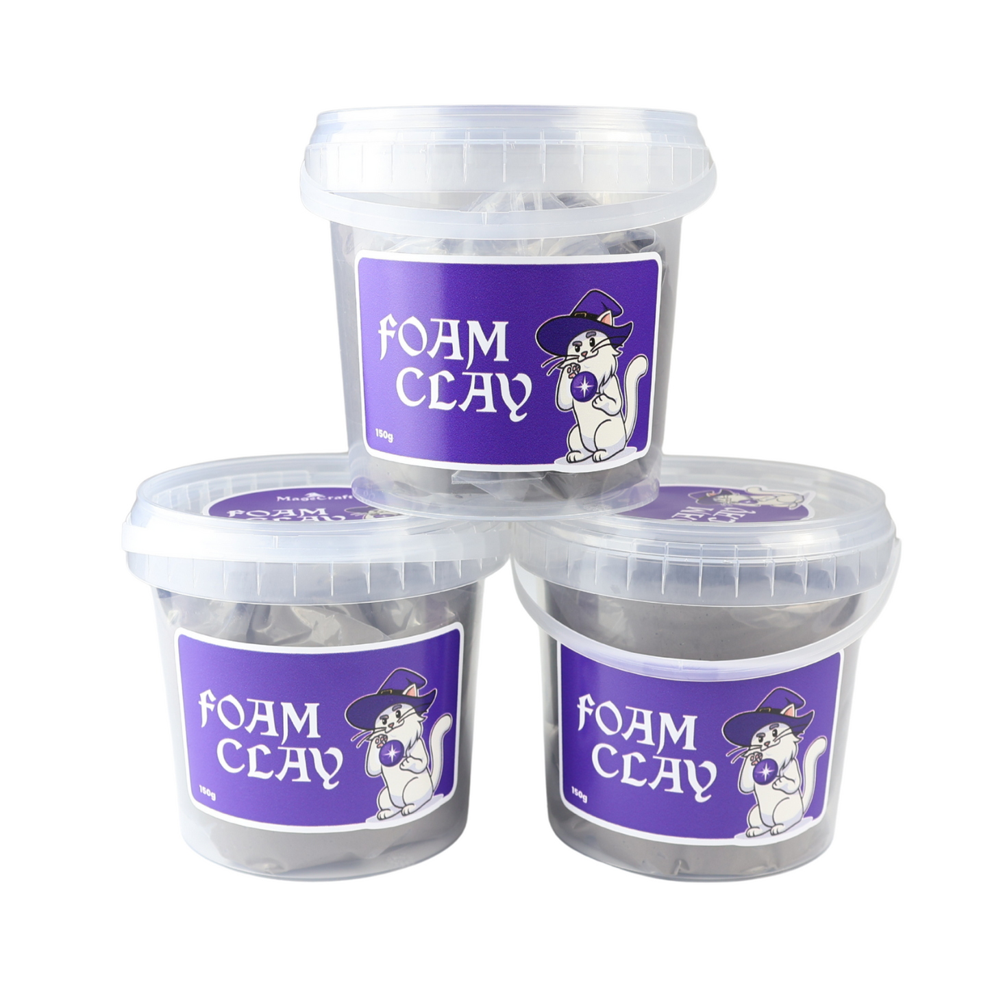 Foam Clay MageCraft - 150 g sivá