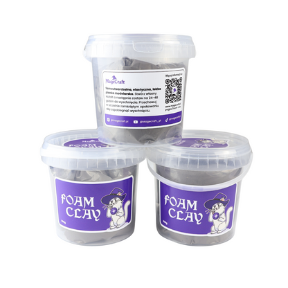 Foam Clay MageCraft - 150 g sivá
