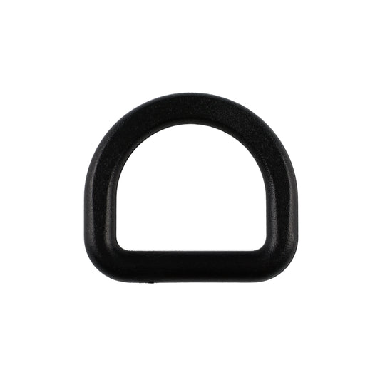 Plastikový polkruh - 20/18 mm čierny 1 ks