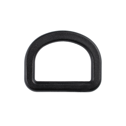 Plastikové polkruhové očko - 25/18 mm čierne 1 ks
