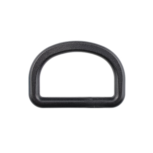 Plastikový polkruh - 32/19 mm čierny 1 ks