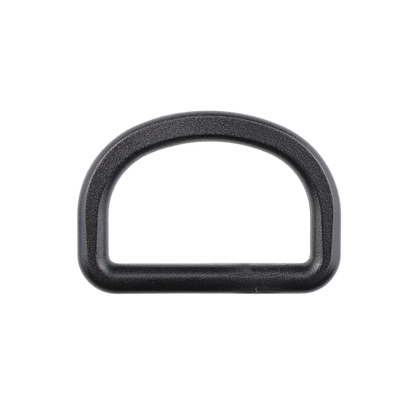 Plastikový polkruh - 32/19 mm čierny 1 ks