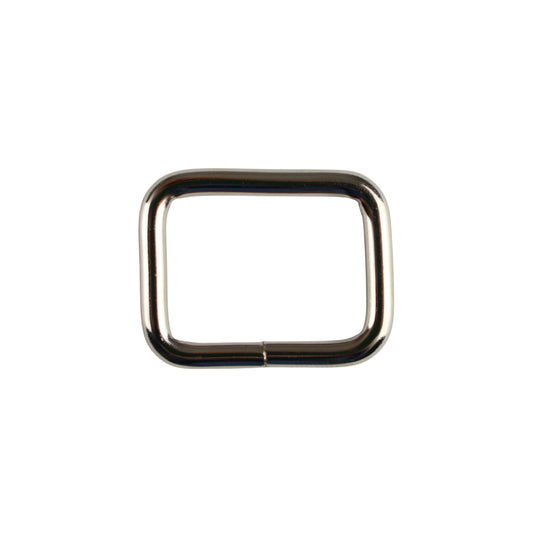Kovový polkrúžok - 20/15/3 mm nikel 1 ks