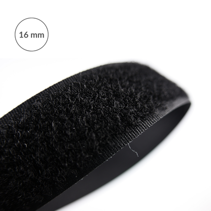 Páska na suchý zips - slučka 16 mm/1 m čierna
