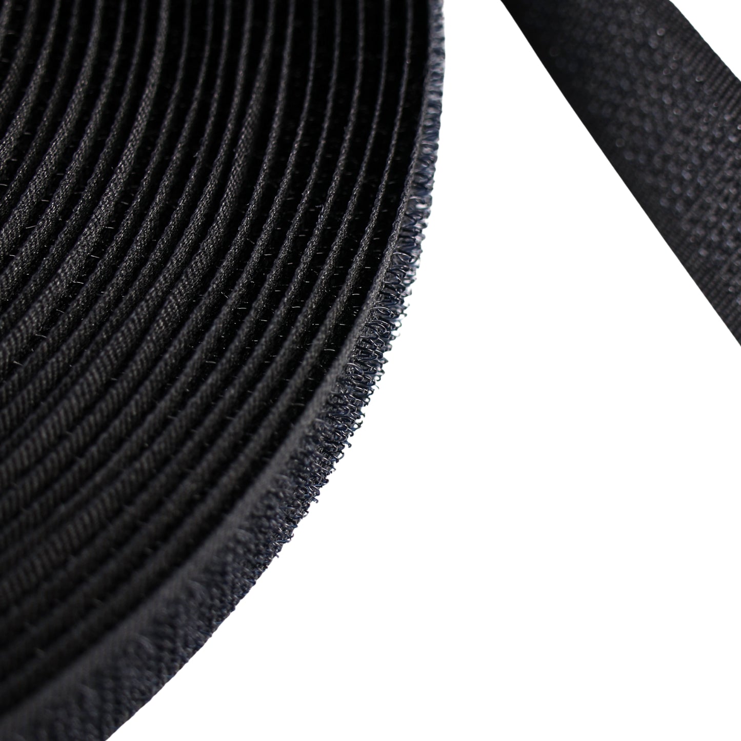 Páska na suchý zips - háčik 100 mm/1 m čierna