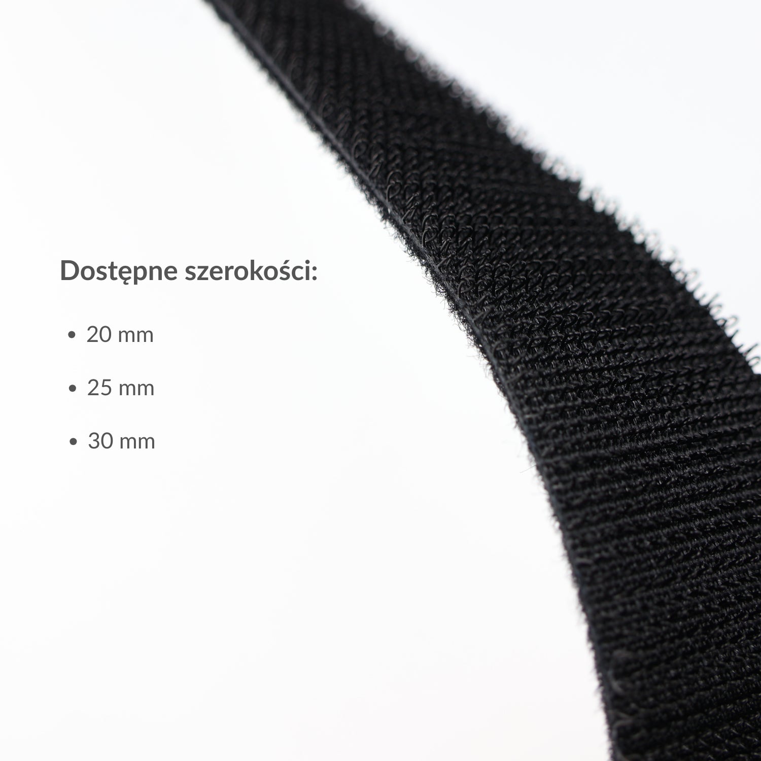 Obojstranná páska so suchým zipsom 25 mm/1 m nylonová čierna