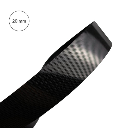 Páska na suchý zips - nízkoprofilový háčik 20 mm/1 m nylonová čierna