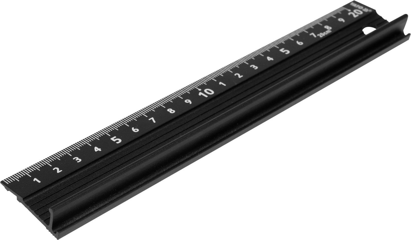 Pravítko s ochranným profilom Yato - 200 mm