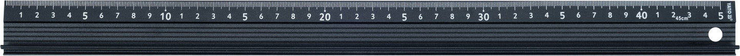 Pravítko s ochranným profilom Yato - 450 mm