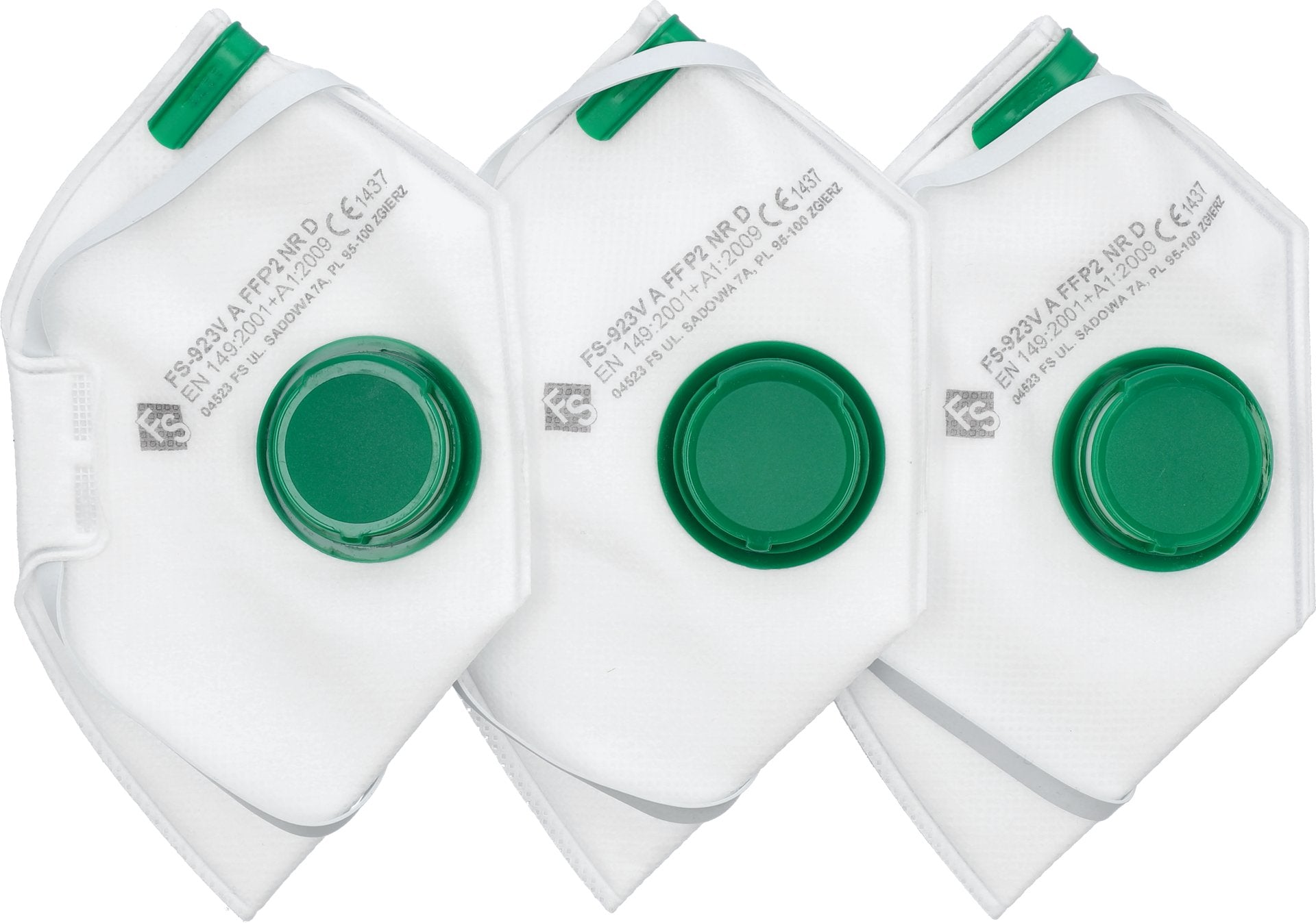 Filtračné polomasky Yato - FFP2/PZ 3 ks
