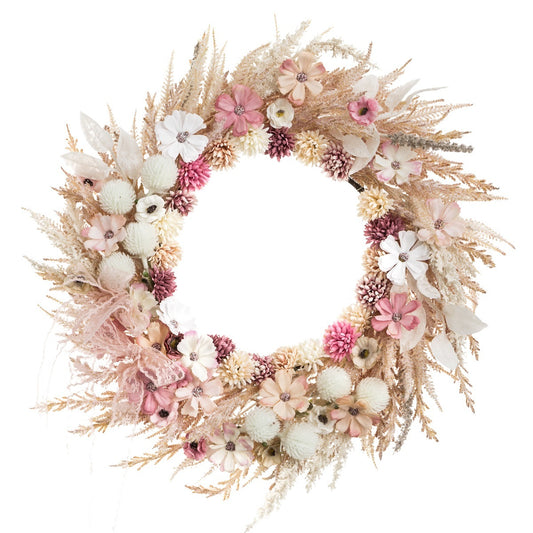 Čipková stuha DpCraft - 2,5 cm x 2m Púdrovoružová