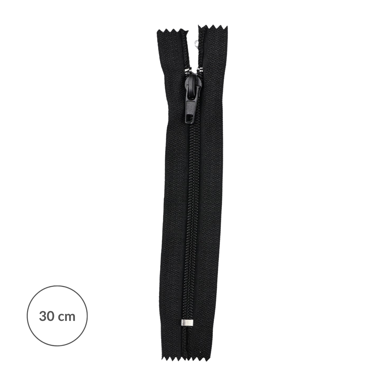 Špirálový zips #5 nedeliteľný auto-lock 30 cm