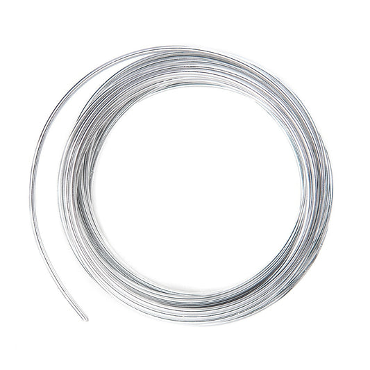 Kovový drôtik DpCraft - 2 mm/5 m strieborný
