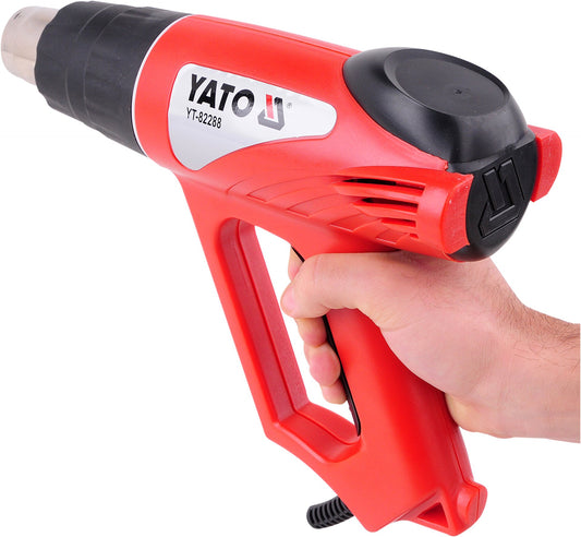 Teplovzdušná pištoľ Yato - 2000W (I)350°C (II)550°C